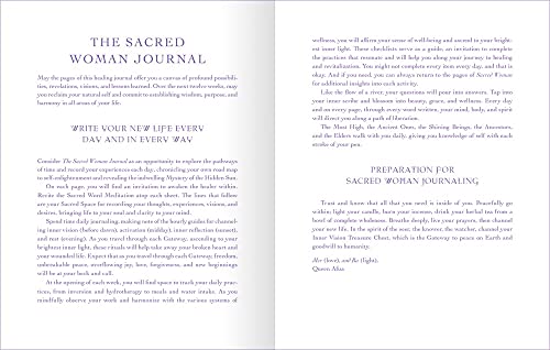 The Sacred Woman Journal: Eighty-Four Days of Reflection and Healing