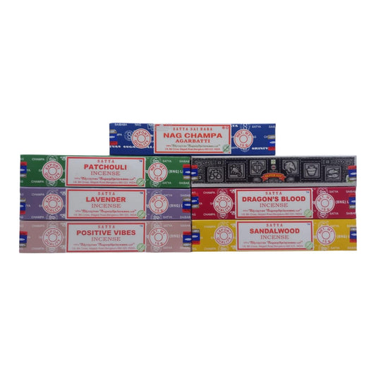 7 Pack of Nag Champa - Assorted Incense Sticks