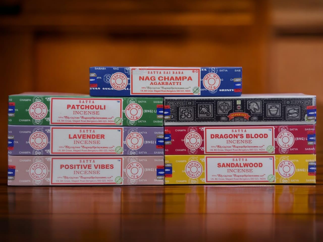 7 Pack of Nag Champa - Assorted Incense Sticks