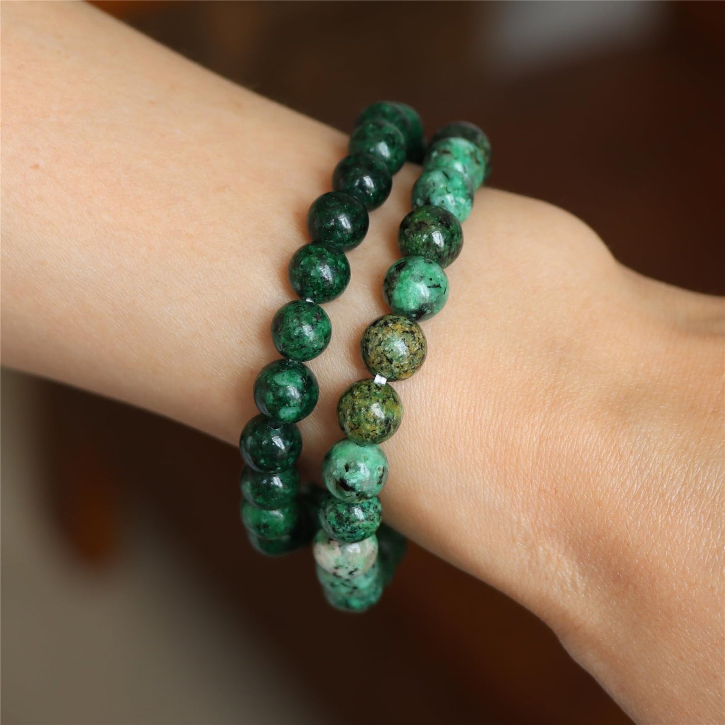 Chakra Bracelets 3PCS - Turquoise, Green Jade, Black Onyx